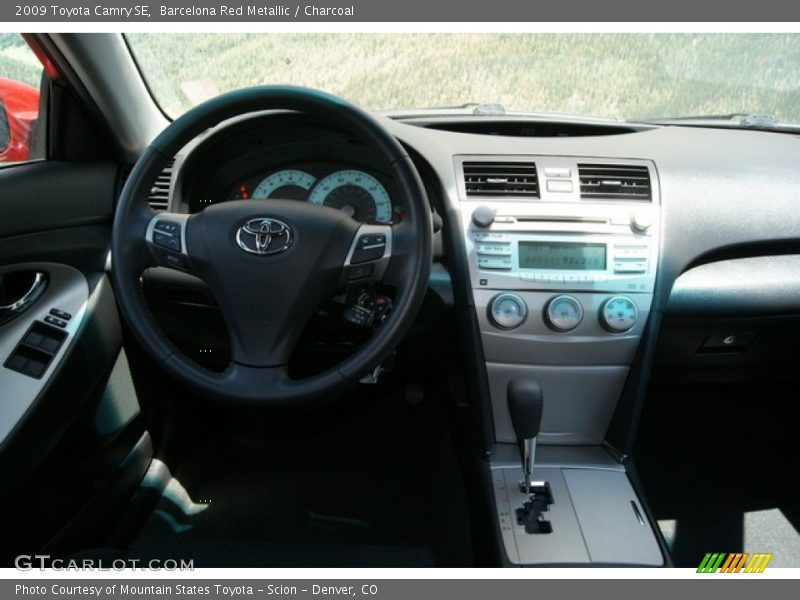 Barcelona Red Metallic / Charcoal 2009 Toyota Camry SE