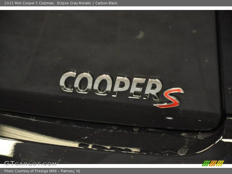 Eclipse Gray Metallic / Carbon Black 2013 Mini Cooper S Clubman