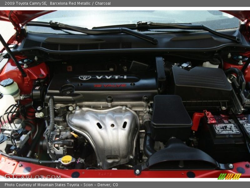Barcelona Red Metallic / Charcoal 2009 Toyota Camry SE