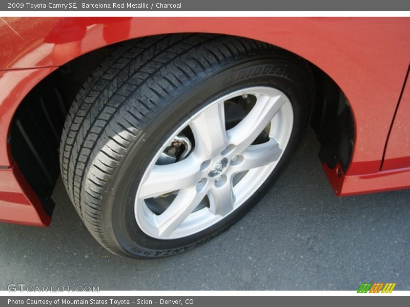 Barcelona Red Metallic / Charcoal 2009 Toyota Camry SE