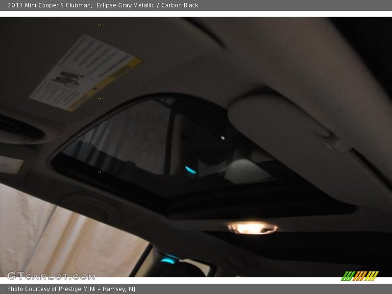 Eclipse Gray Metallic / Carbon Black 2013 Mini Cooper S Clubman