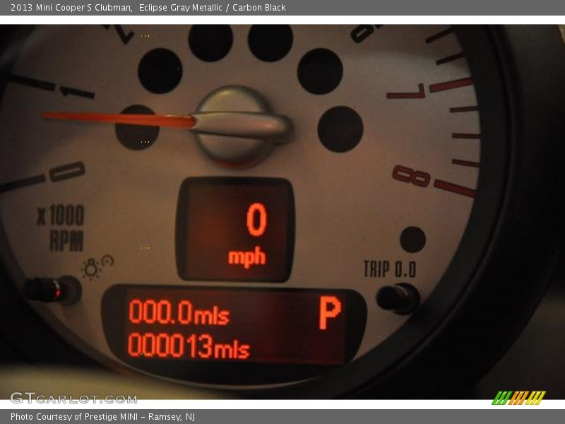 Eclipse Gray Metallic / Carbon Black 2013 Mini Cooper S Clubman