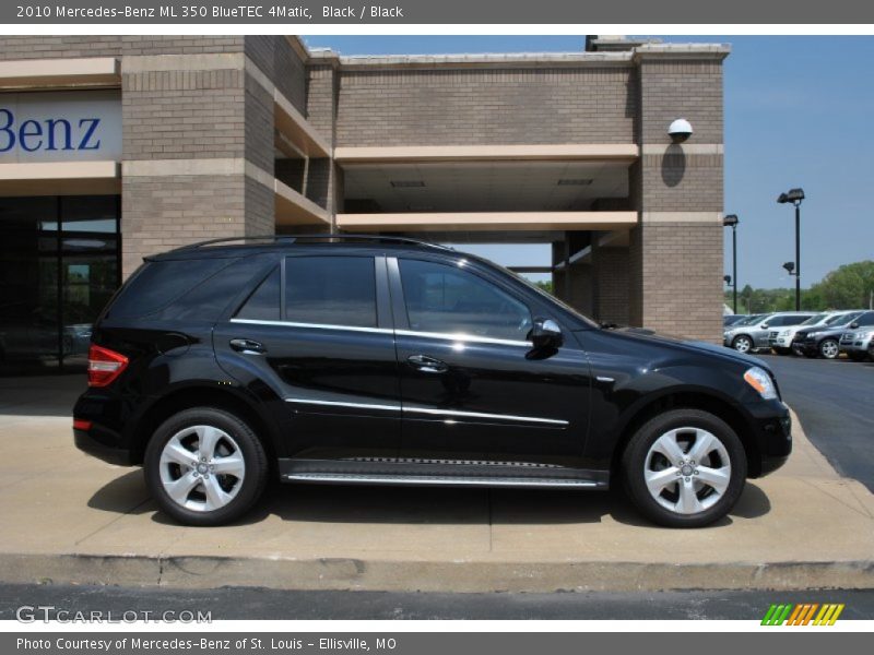 Black / Black 2010 Mercedes-Benz ML 350 BlueTEC 4Matic