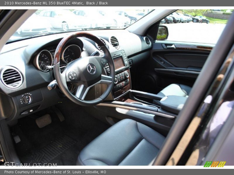Black / Black 2010 Mercedes-Benz ML 350 BlueTEC 4Matic