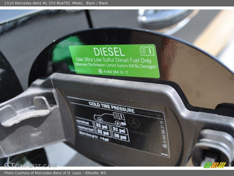 Black / Black 2010 Mercedes-Benz ML 350 BlueTEC 4Matic