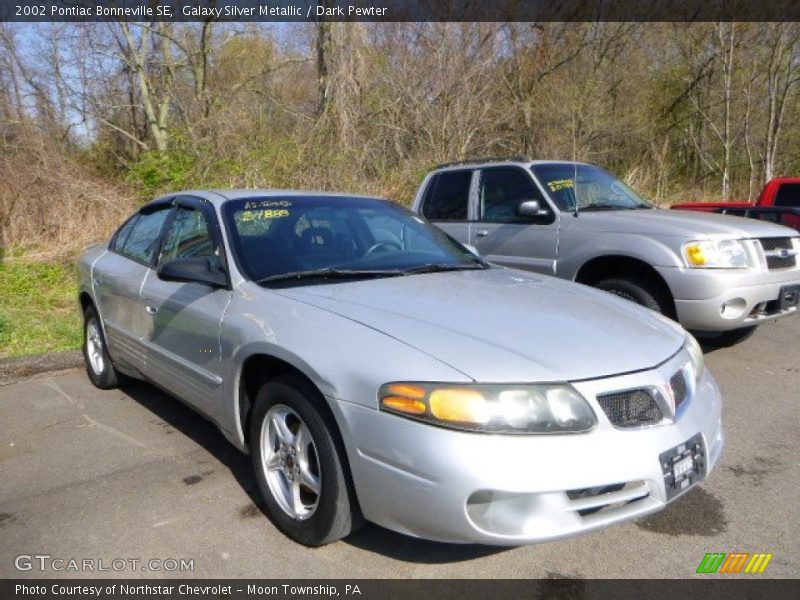 Galaxy Silver Metallic / Dark Pewter 2002 Pontiac Bonneville SE