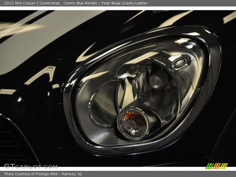 Cosmic Blue Metallic / Polar Beige Gravity Leather 2013 Mini Cooper S Countryman