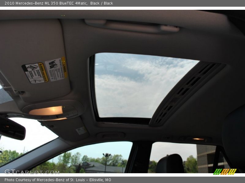 Black / Black 2010 Mercedes-Benz ML 350 BlueTEC 4Matic