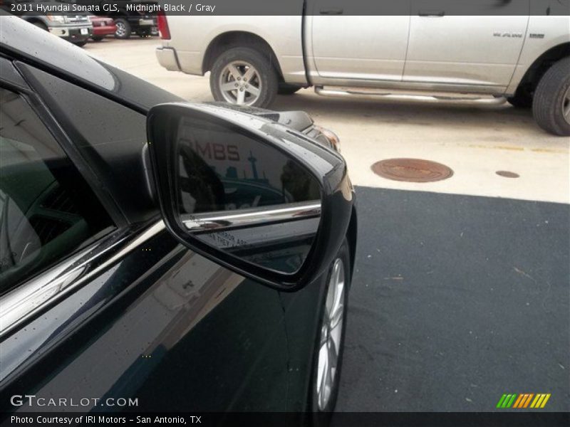 Midnight Black / Gray 2011 Hyundai Sonata GLS