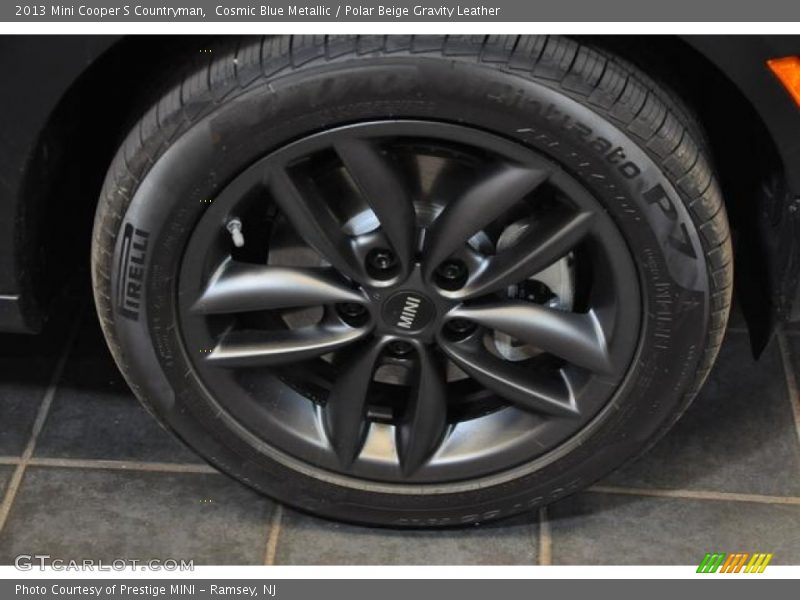 Cosmic Blue Metallic / Polar Beige Gravity Leather 2013 Mini Cooper S Countryman