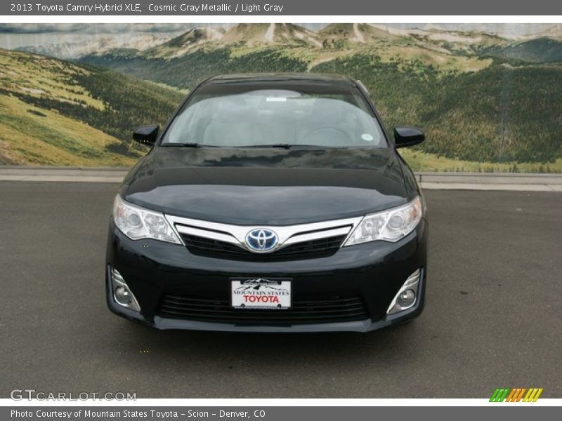 Cosmic Gray Metallic / Light Gray 2013 Toyota Camry Hybrid XLE