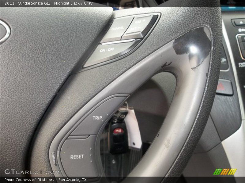 Midnight Black / Gray 2011 Hyundai Sonata GLS