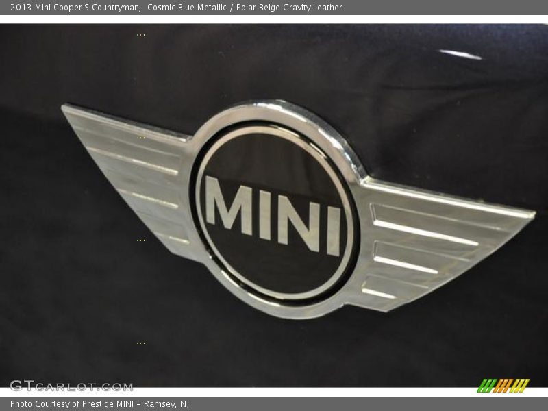 Cosmic Blue Metallic / Polar Beige Gravity Leather 2013 Mini Cooper S Countryman