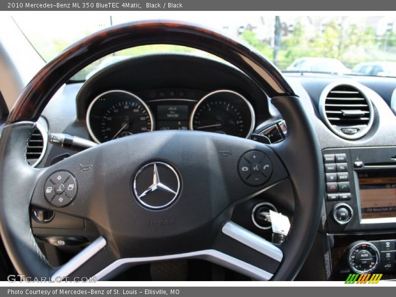 Black / Black 2010 Mercedes-Benz ML 350 BlueTEC 4Matic