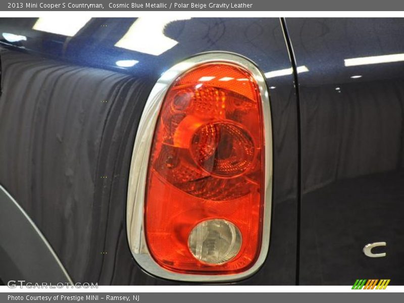Cosmic Blue Metallic / Polar Beige Gravity Leather 2013 Mini Cooper S Countryman