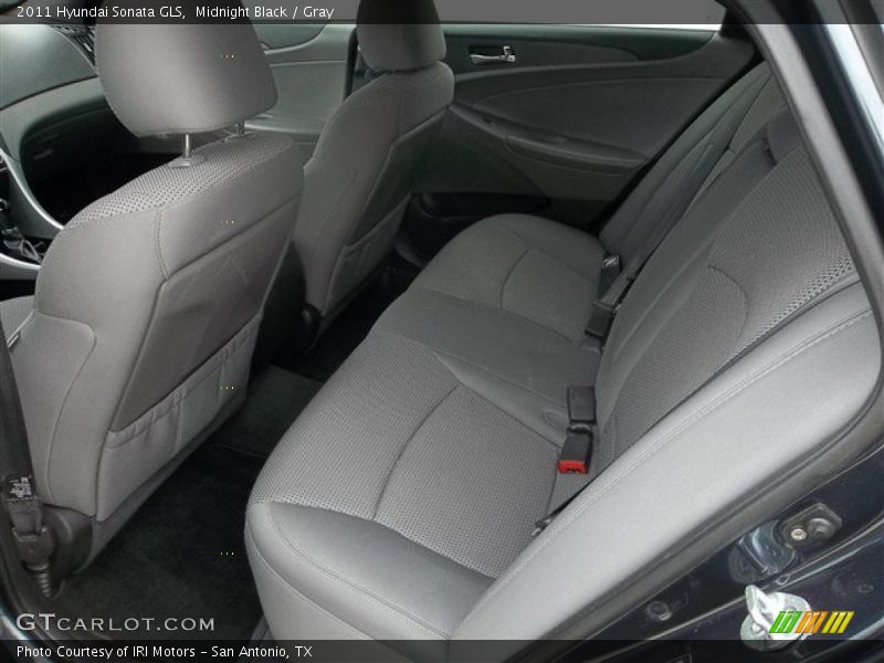 Midnight Black / Gray 2011 Hyundai Sonata GLS
