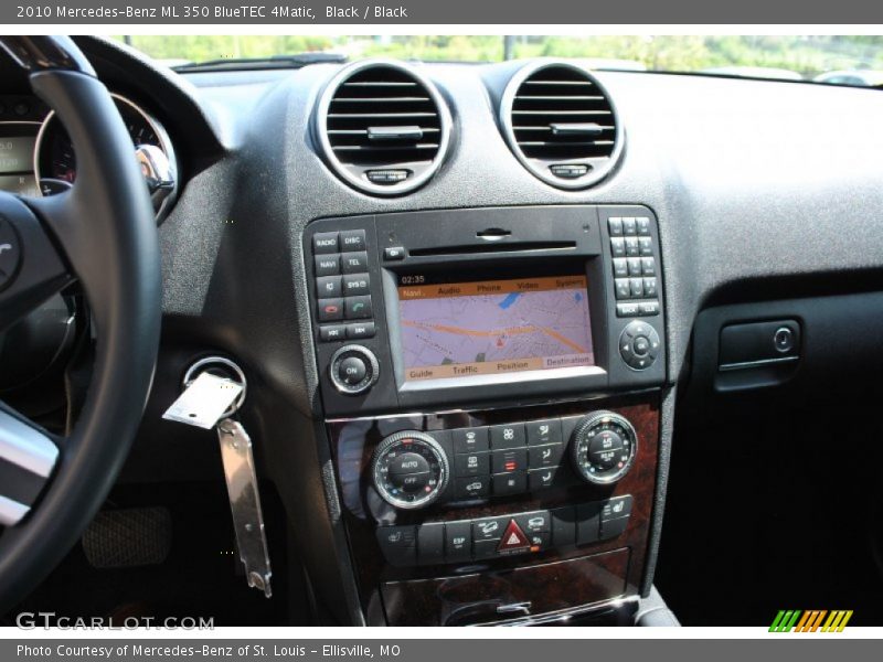 Black / Black 2010 Mercedes-Benz ML 350 BlueTEC 4Matic