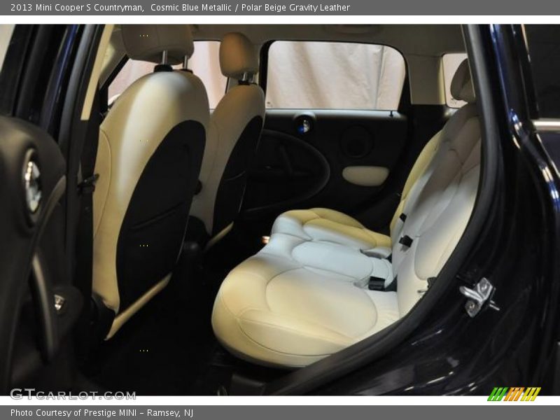 Cosmic Blue Metallic / Polar Beige Gravity Leather 2013 Mini Cooper S Countryman