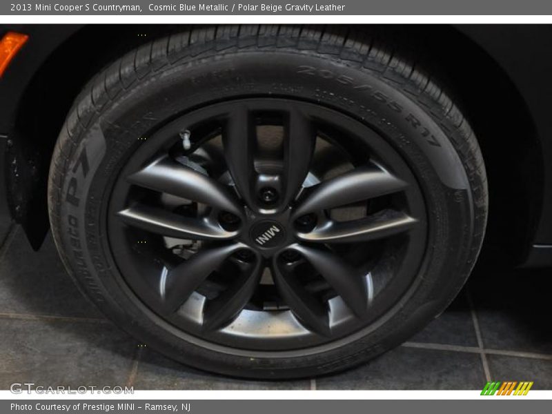 Cosmic Blue Metallic / Polar Beige Gravity Leather 2013 Mini Cooper S Countryman