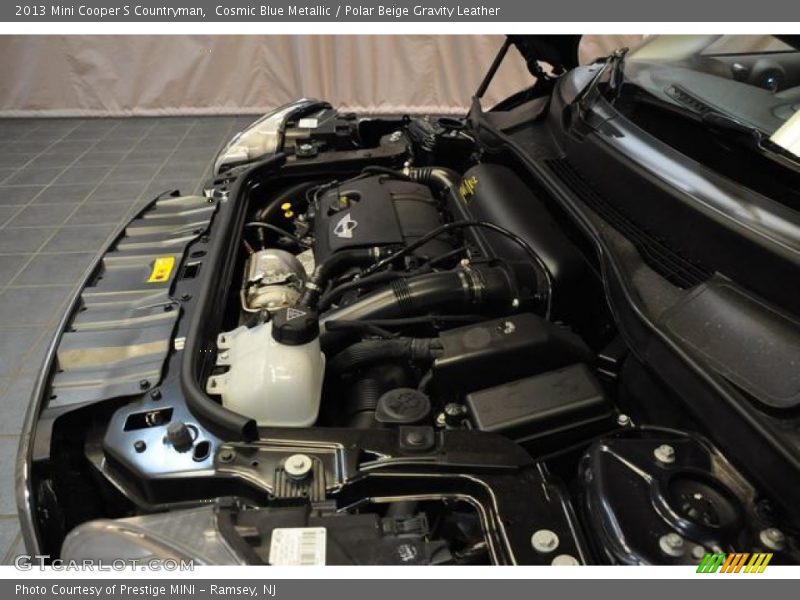 Cosmic Blue Metallic / Polar Beige Gravity Leather 2013 Mini Cooper S Countryman