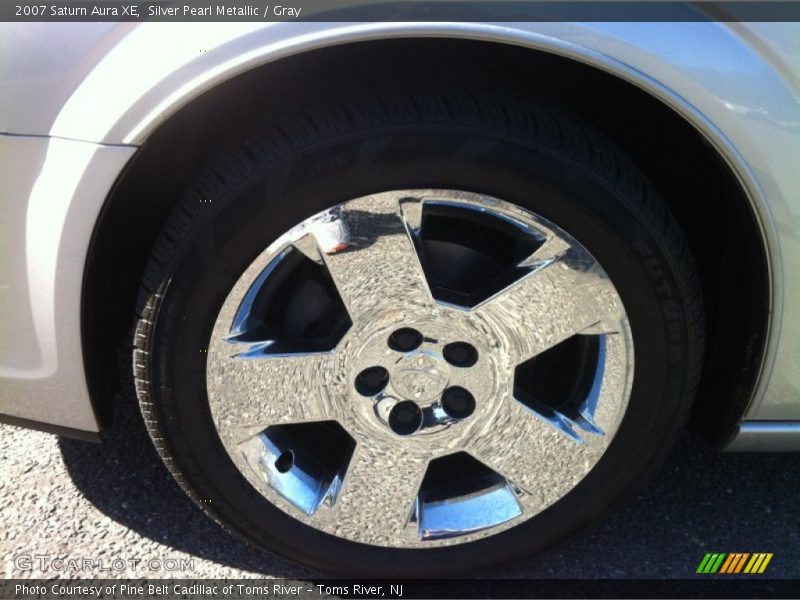 Silver Pearl Metallic / Gray 2007 Saturn Aura XE
