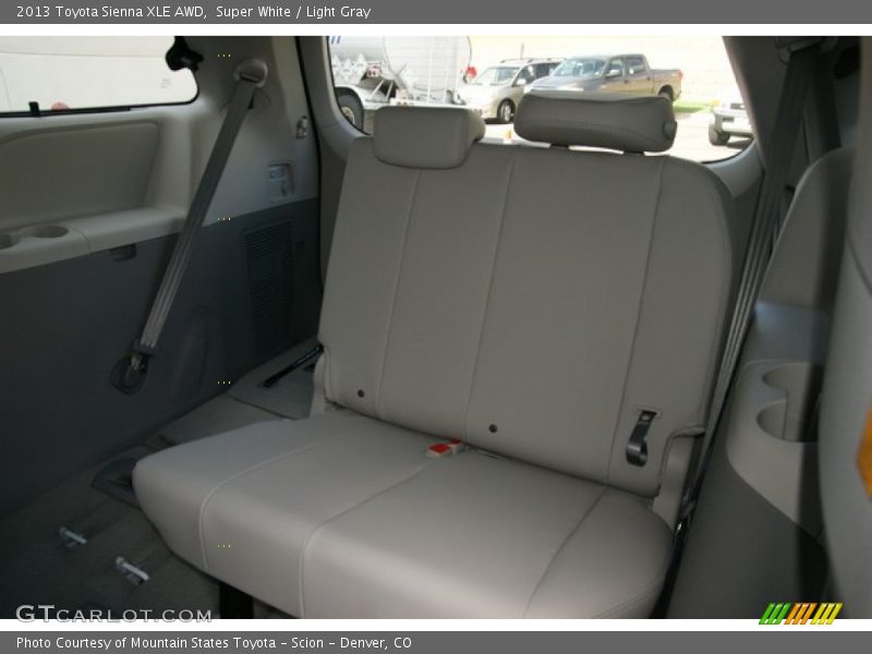 Super White / Light Gray 2013 Toyota Sienna XLE AWD