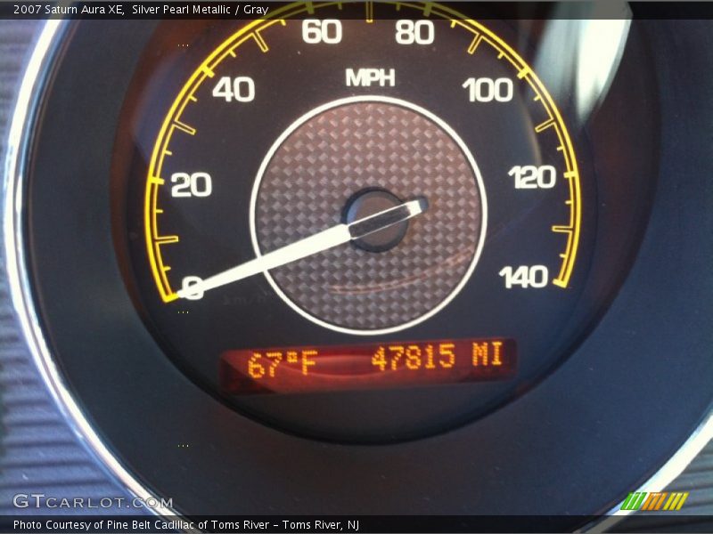 Silver Pearl Metallic / Gray 2007 Saturn Aura XE