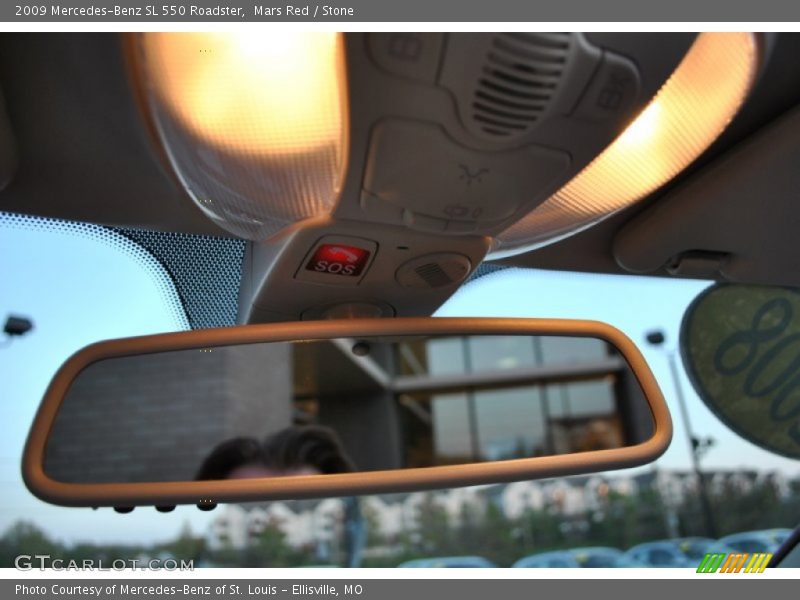 Mars Red / Stone 2009 Mercedes-Benz SL 550 Roadster