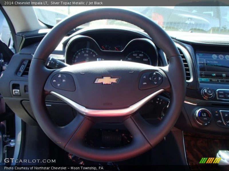 Silver Topaz Metallic / Jet Black 2014 Chevrolet Impala LT