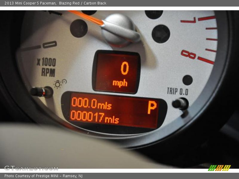 Blazing Red / Carbon Black 2013 Mini Cooper S Paceman