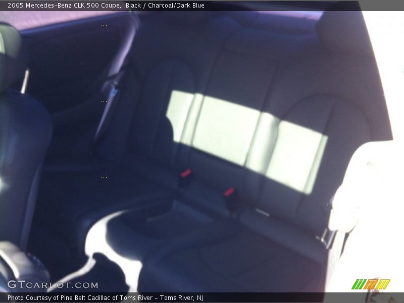 Black / Charcoal/Dark Blue 2005 Mercedes-Benz CLK 500 Coupe