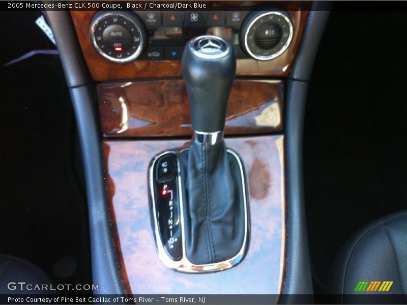 Black / Charcoal/Dark Blue 2005 Mercedes-Benz CLK 500 Coupe