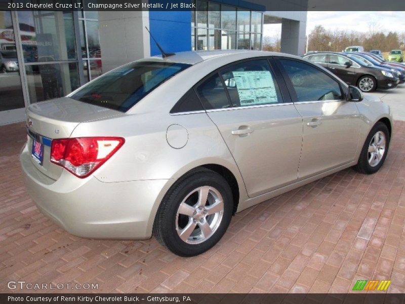 Champagne Silver Metallic / Jet Black 2013 Chevrolet Cruze LT