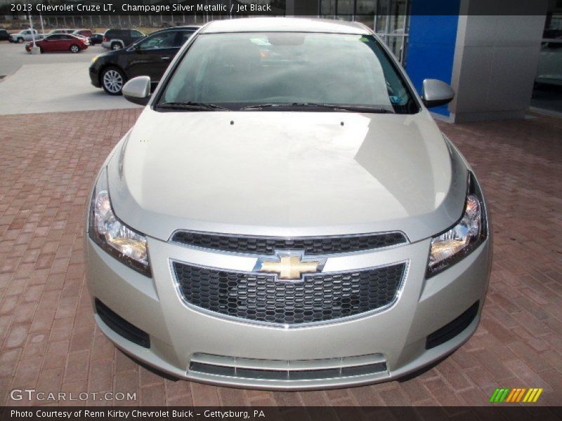 Champagne Silver Metallic / Jet Black 2013 Chevrolet Cruze LT