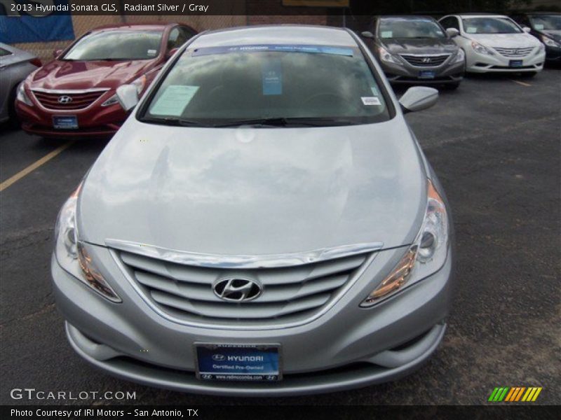 Radiant Silver / Gray 2013 Hyundai Sonata GLS