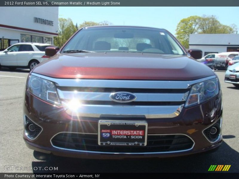 Cinnamon Metallic / Medium Light Stone 2012 Ford Fusion SEL V6