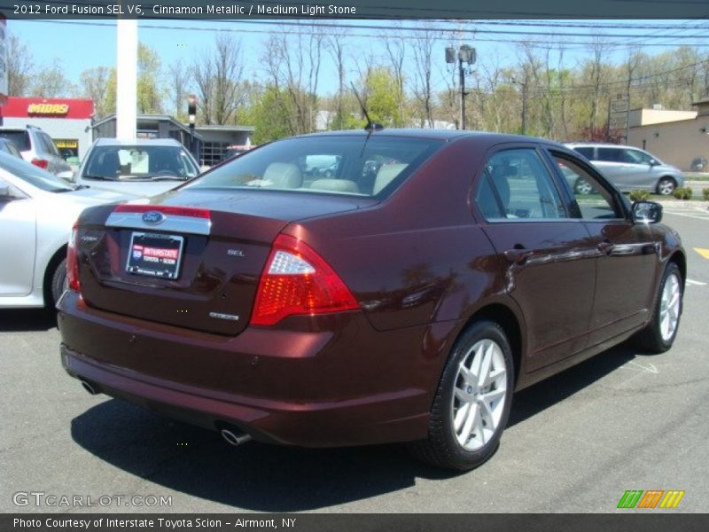 Cinnamon Metallic / Medium Light Stone 2012 Ford Fusion SEL V6