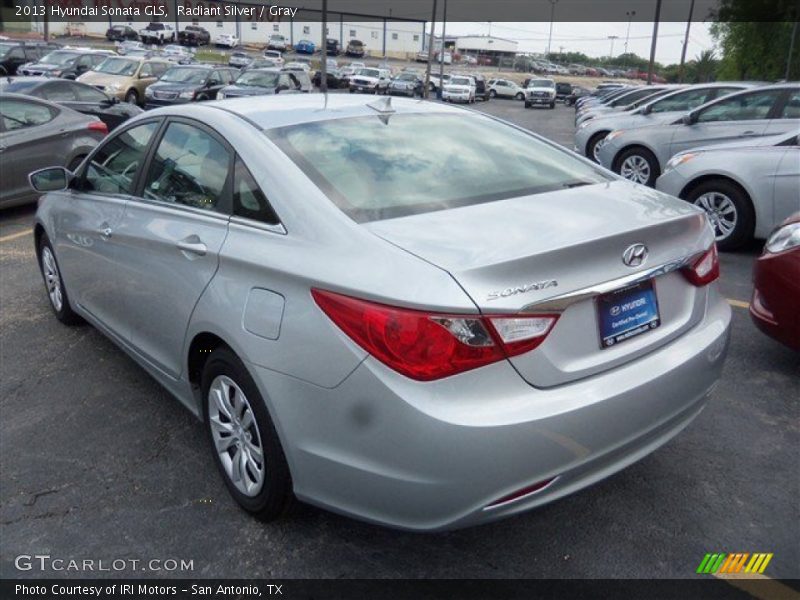 Radiant Silver / Gray 2013 Hyundai Sonata GLS