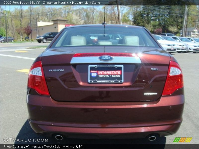 Cinnamon Metallic / Medium Light Stone 2012 Ford Fusion SEL V6