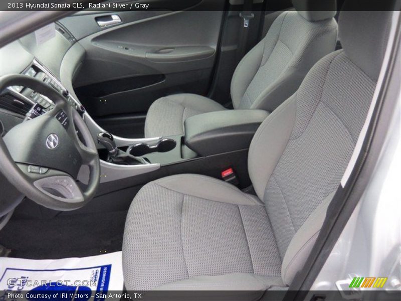 Radiant Silver / Gray 2013 Hyundai Sonata GLS