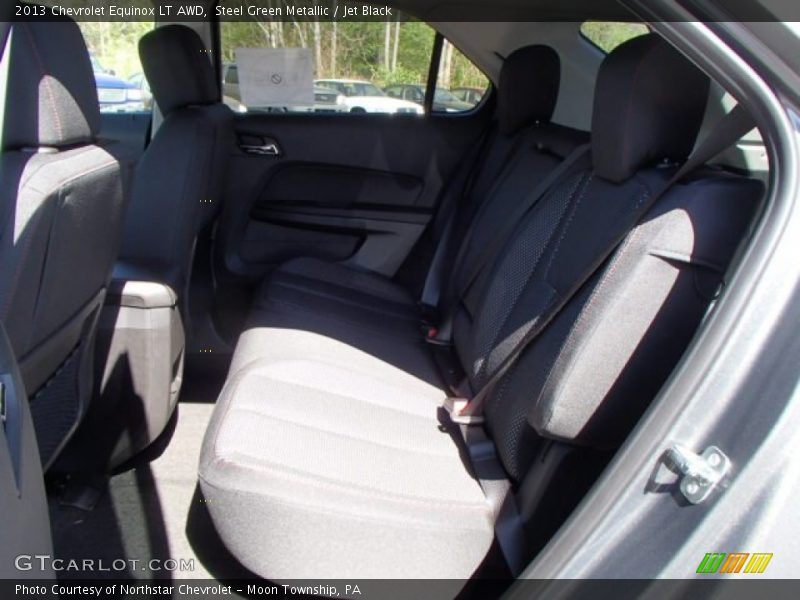 Steel Green Metallic / Jet Black 2013 Chevrolet Equinox LT AWD