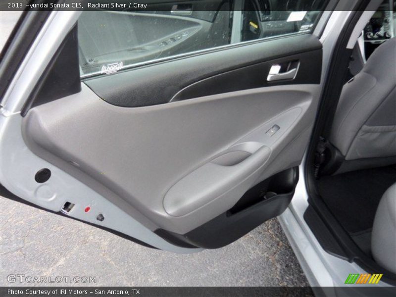 Radiant Silver / Gray 2013 Hyundai Sonata GLS