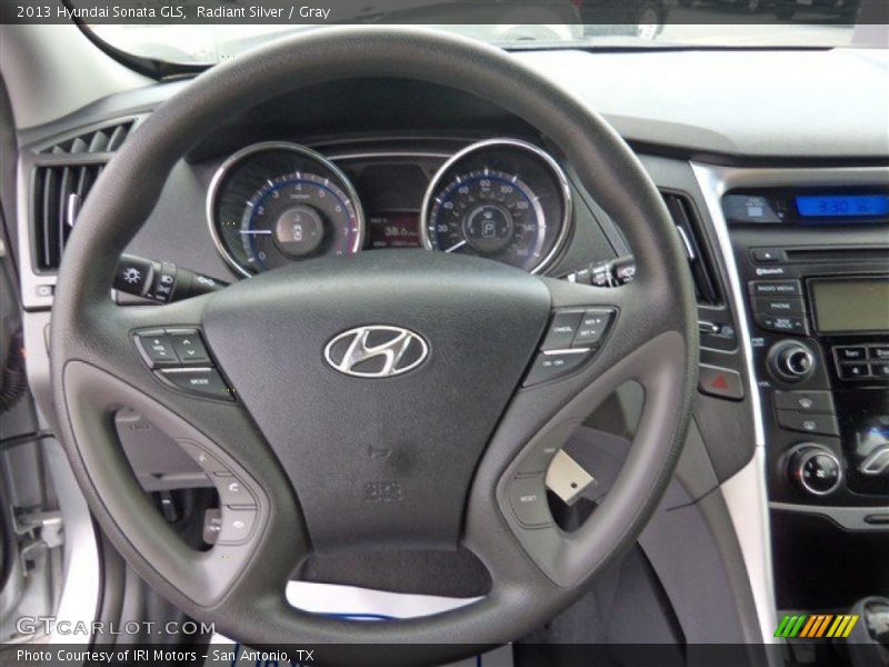 Radiant Silver / Gray 2013 Hyundai Sonata GLS