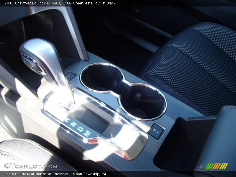 Steel Green Metallic / Jet Black 2013 Chevrolet Equinox LT AWD
