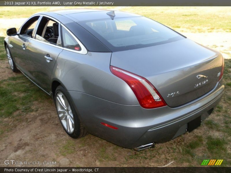 Lunar Grey Metallic / Jet/Ivory 2013 Jaguar XJ XJL Portfolio AWD