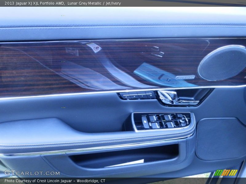 Lunar Grey Metallic / Jet/Ivory 2013 Jaguar XJ XJL Portfolio AWD
