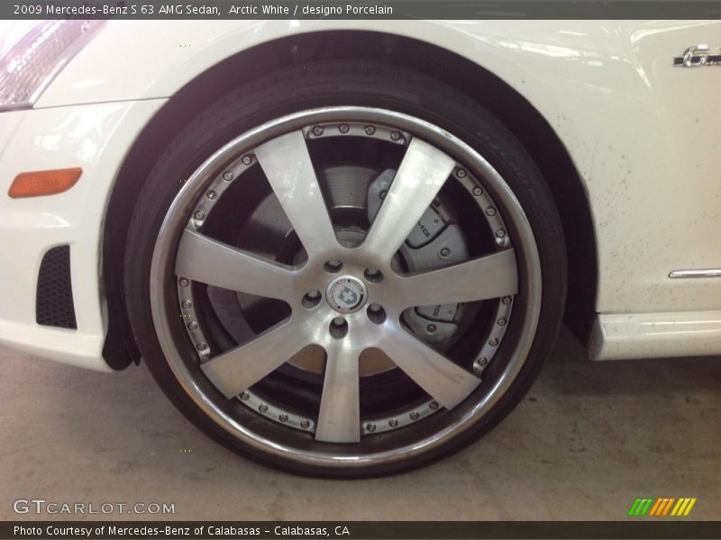 Arctic White / designo Porcelain 2009 Mercedes-Benz S 63 AMG Sedan