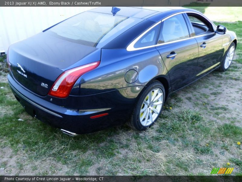 Ebony Black / Cashew/Truffle 2013 Jaguar XJ XJ AWD