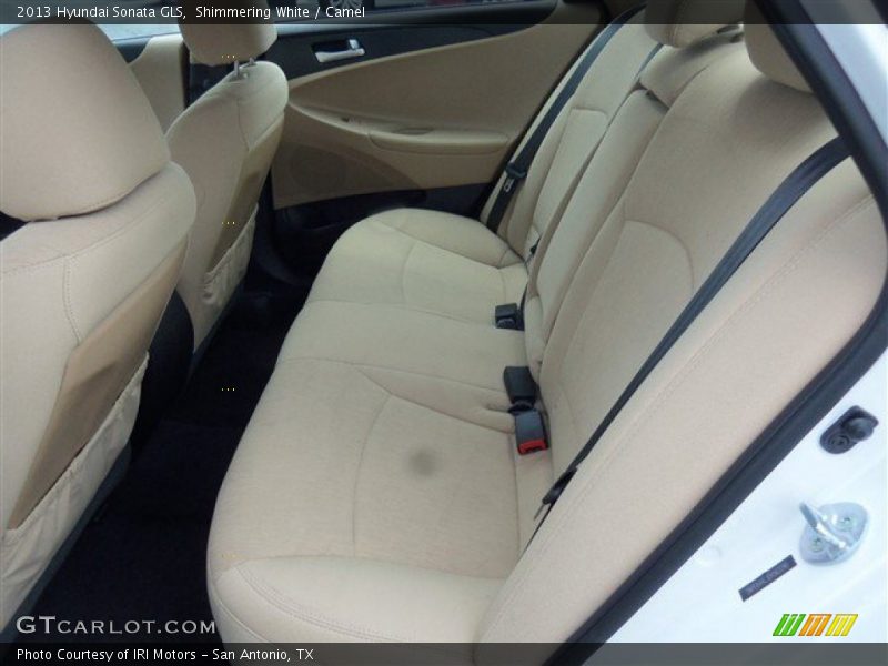 Shimmering White / Camel 2013 Hyundai Sonata GLS