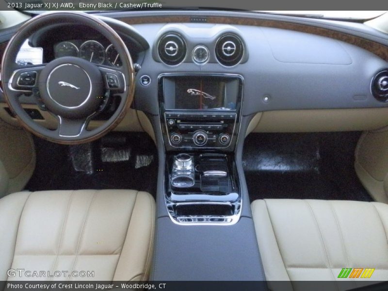 Ebony Black / Cashew/Truffle 2013 Jaguar XJ XJ AWD